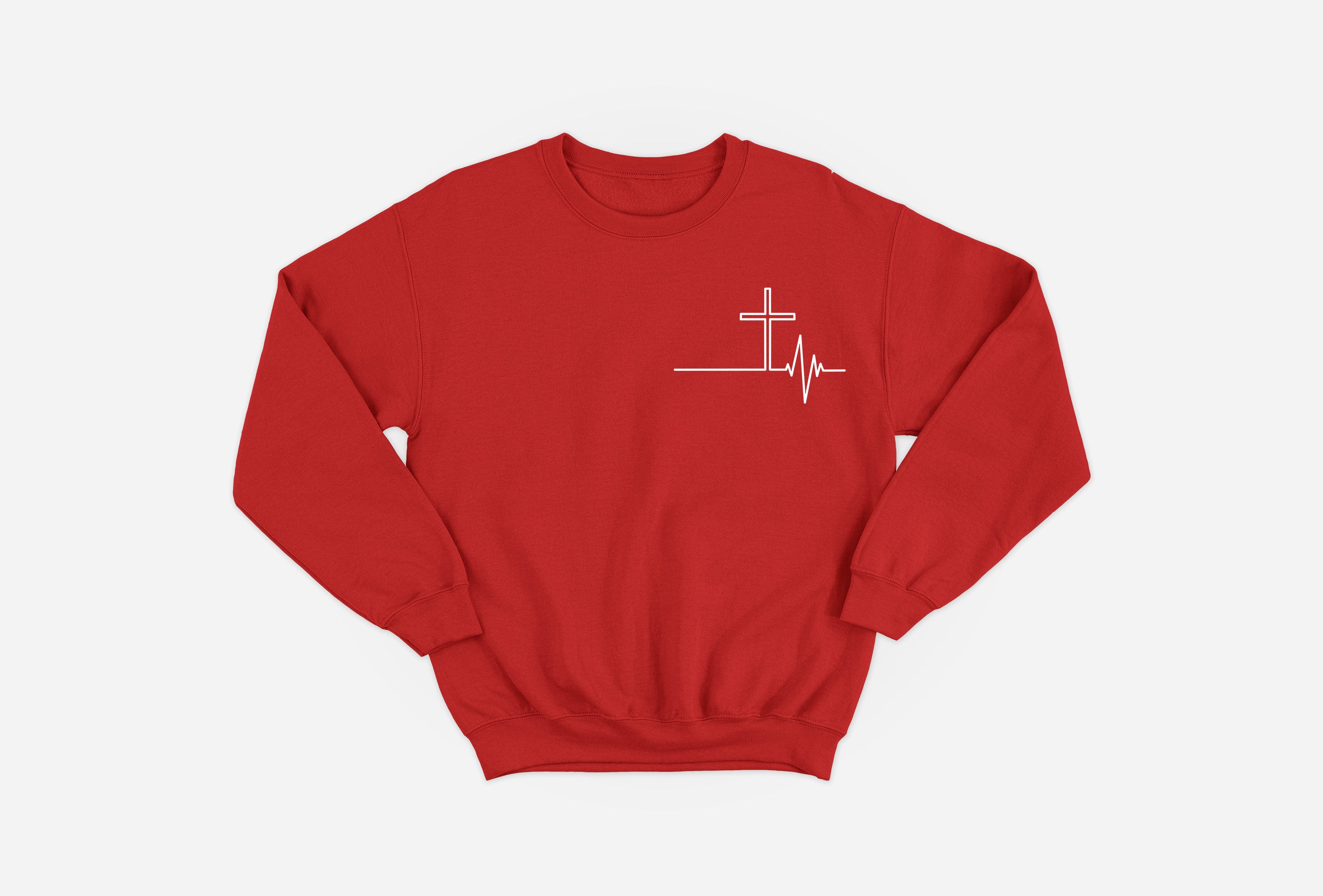 Jesus Is My Lifeline Cross Sweatshirt image 0