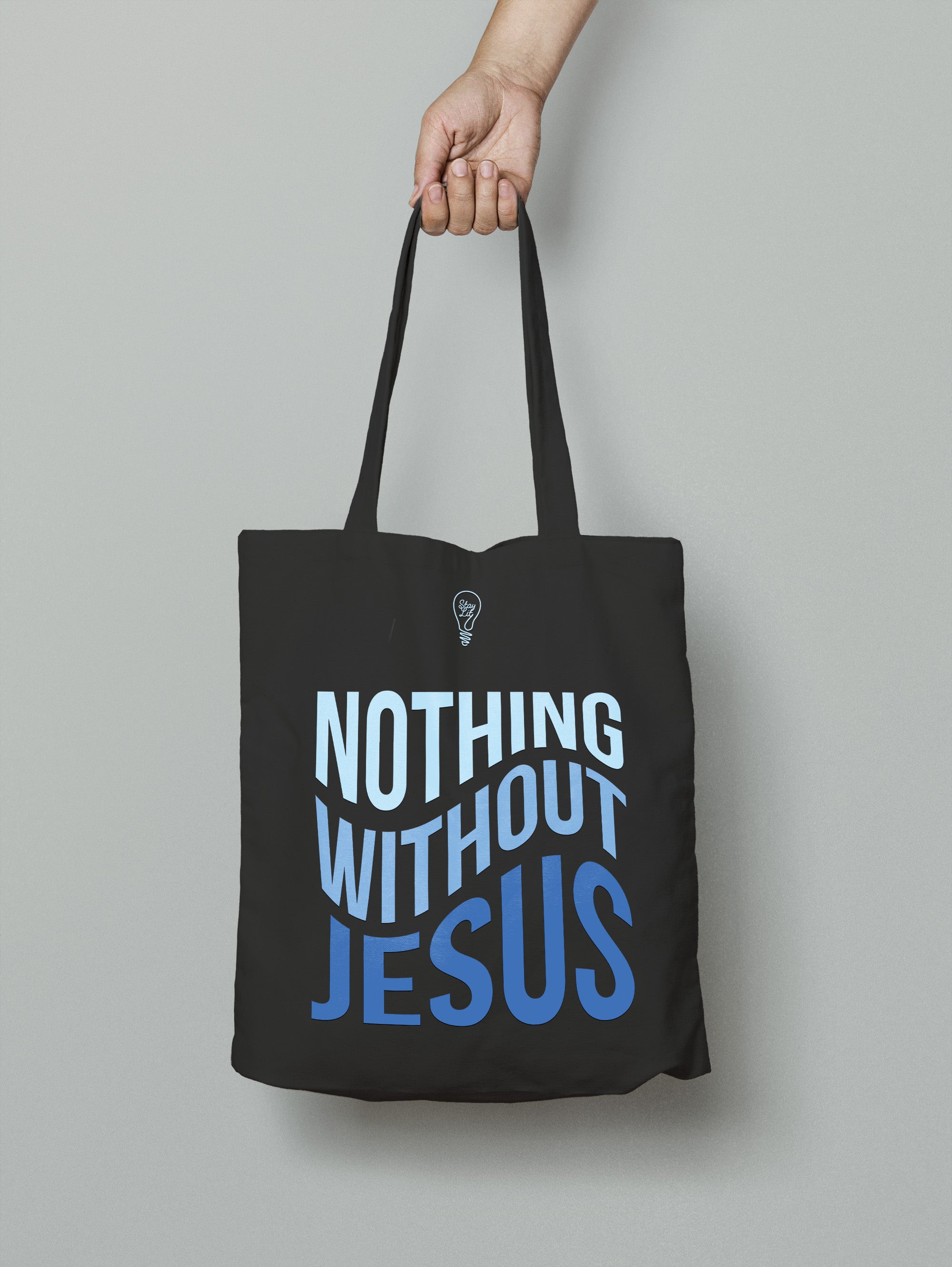 Nothing Without Jesus Tote Bag image 1