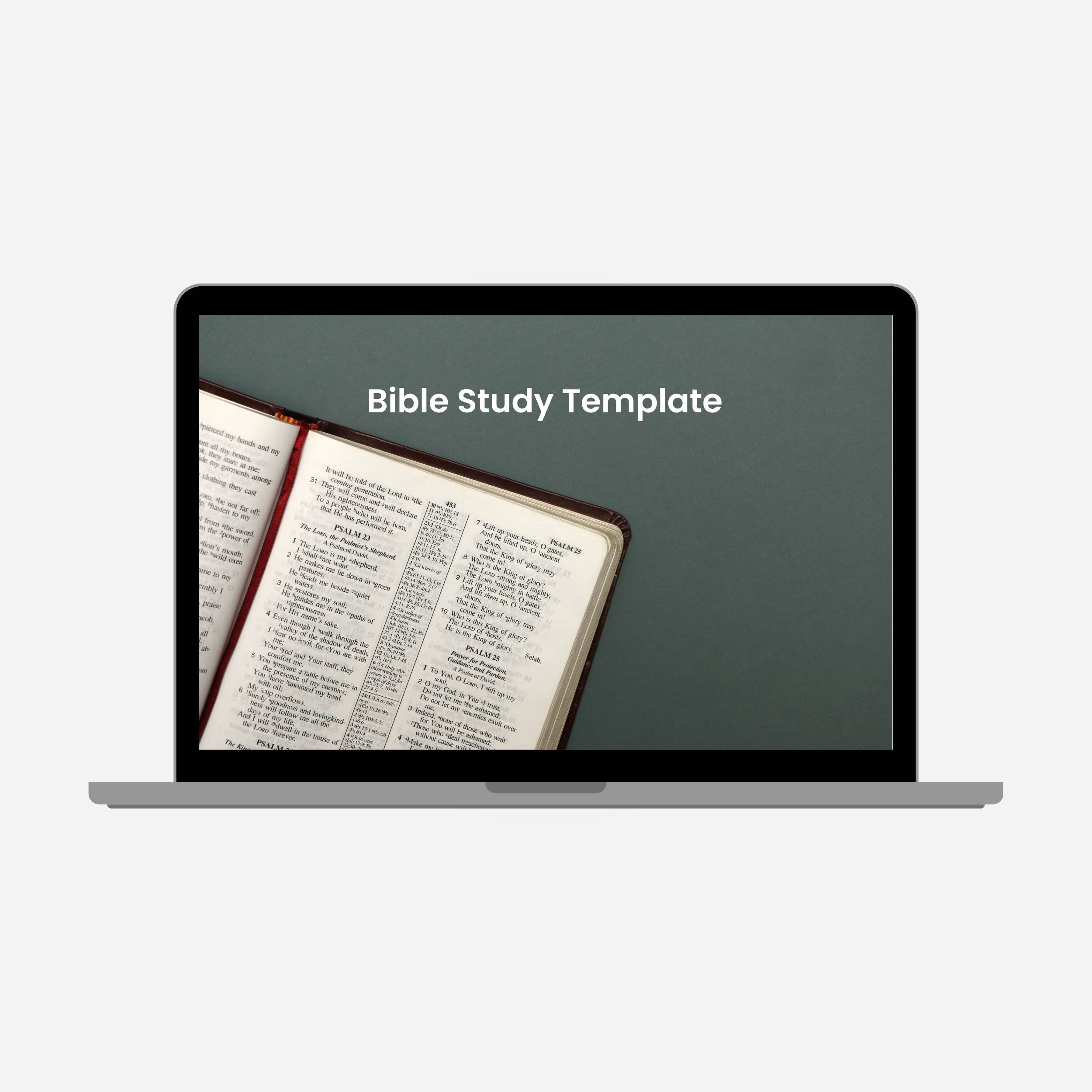 Personal Bible Study Template