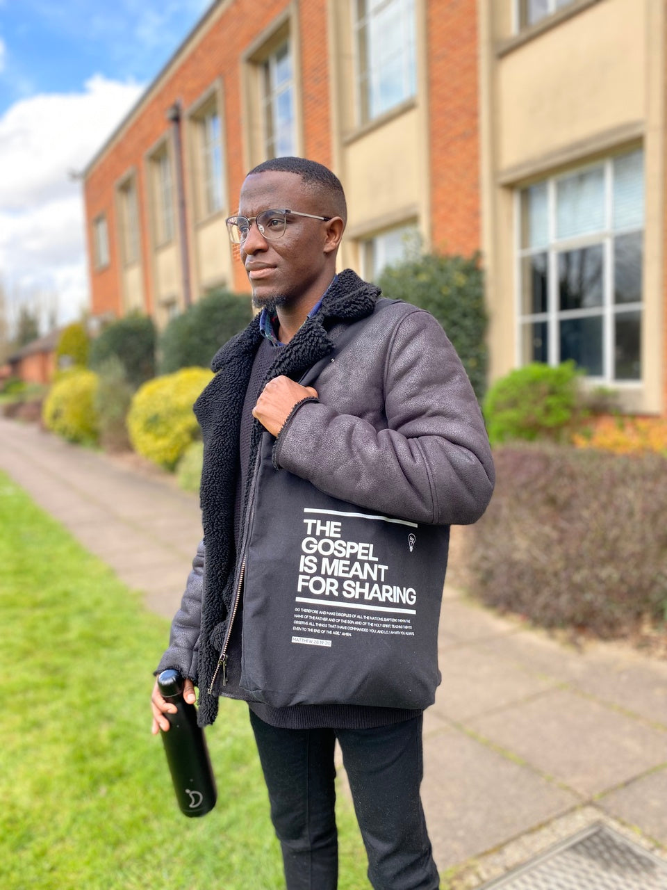 Christian Tote Bag by Stay Lit Apparel