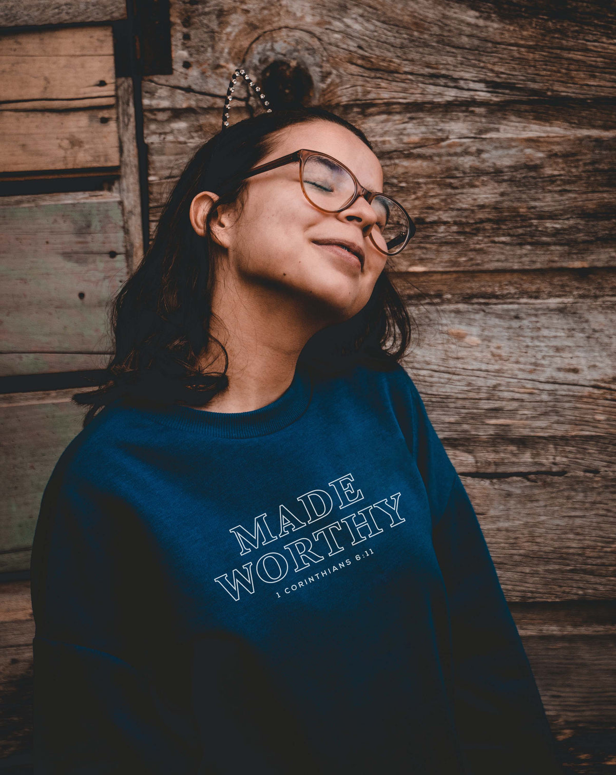 Blue it is well with my soul Christian Sweatshirt by Stay Lit Apparel
