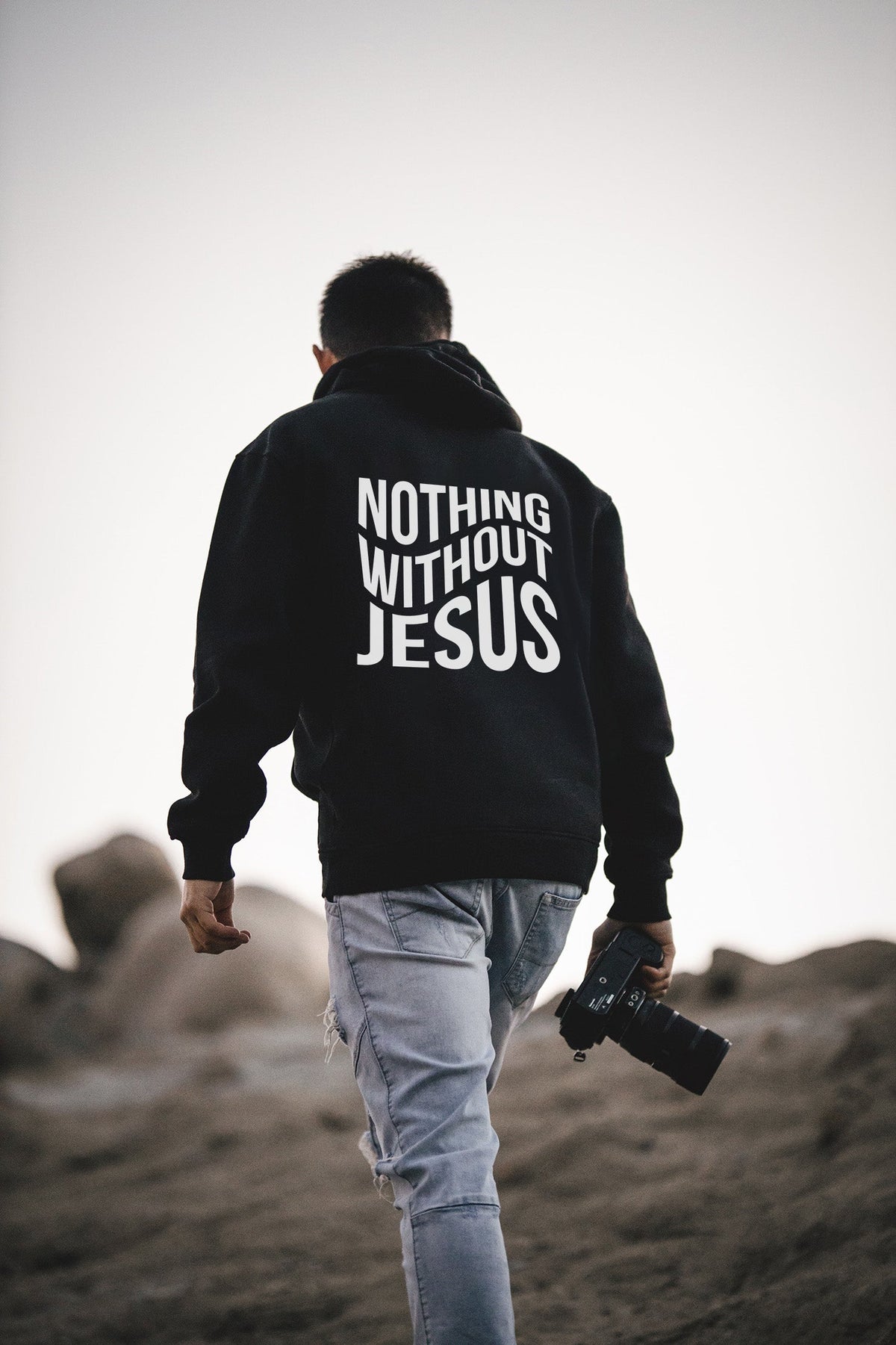 Faith Black Stay Lit Apparel Hoodie
