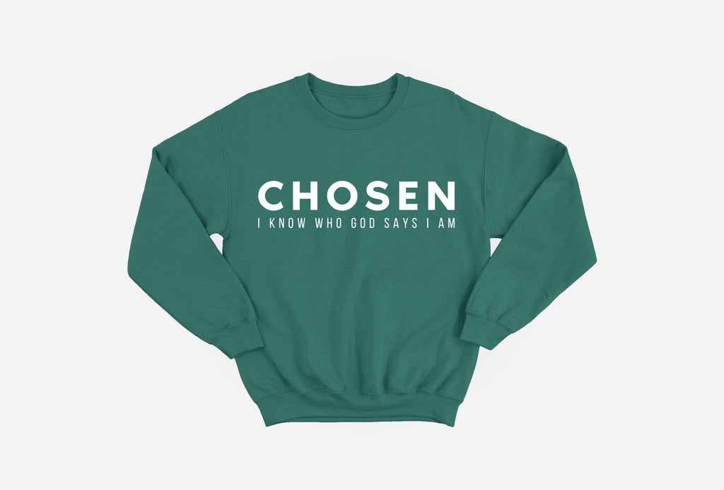 Chosen I Know Who God Says I Am Sweatshirt image 6