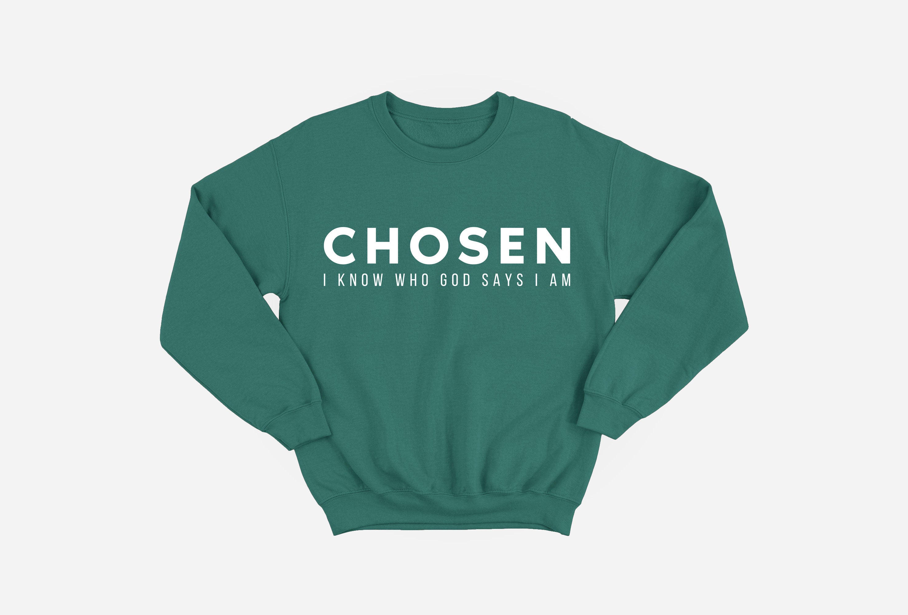 Chosen I Know Who God Says I Am Sweatshirt image 6