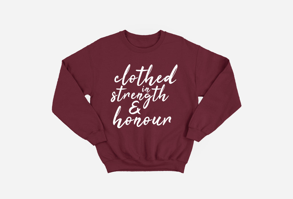 Clothed in Strength & Honour Sweatshirt image 0