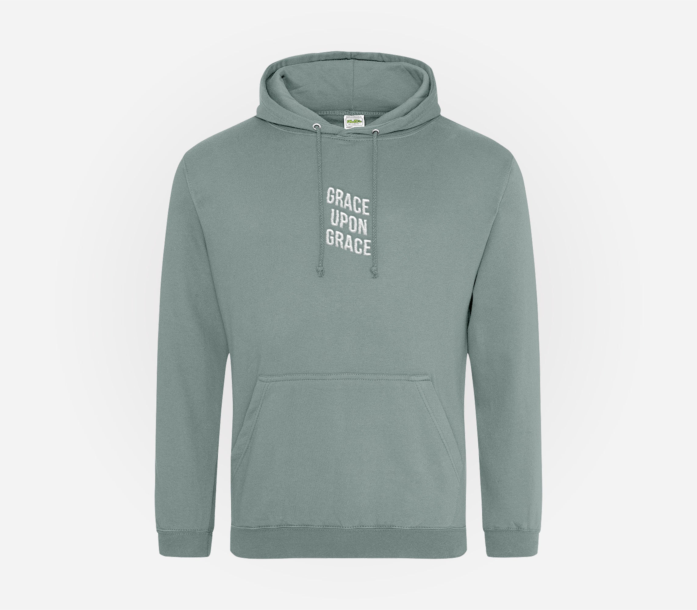 Grace Upon Grace Embroidered Hoodie image 0