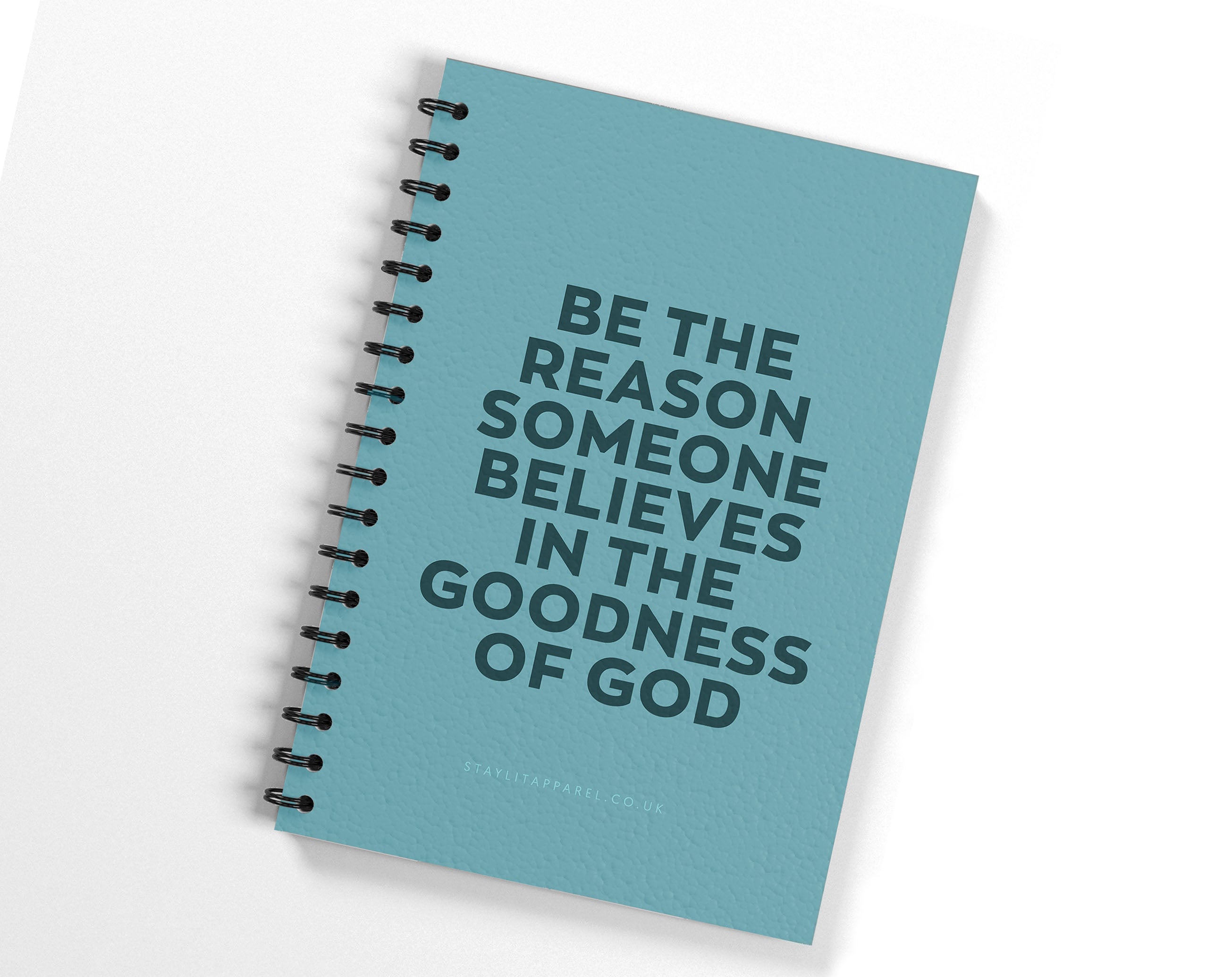 Goodness of God Spiral Bound Notebook in Teal image 1