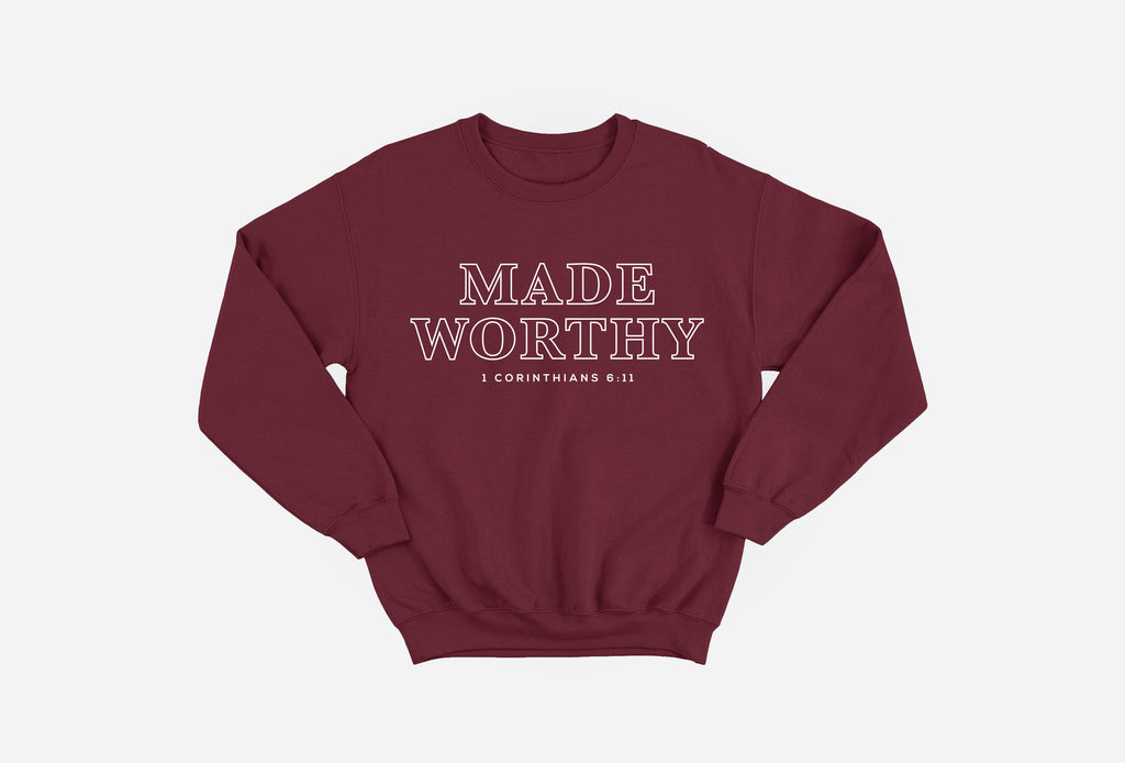 Made Worthy Christian Sweatshirt image 2