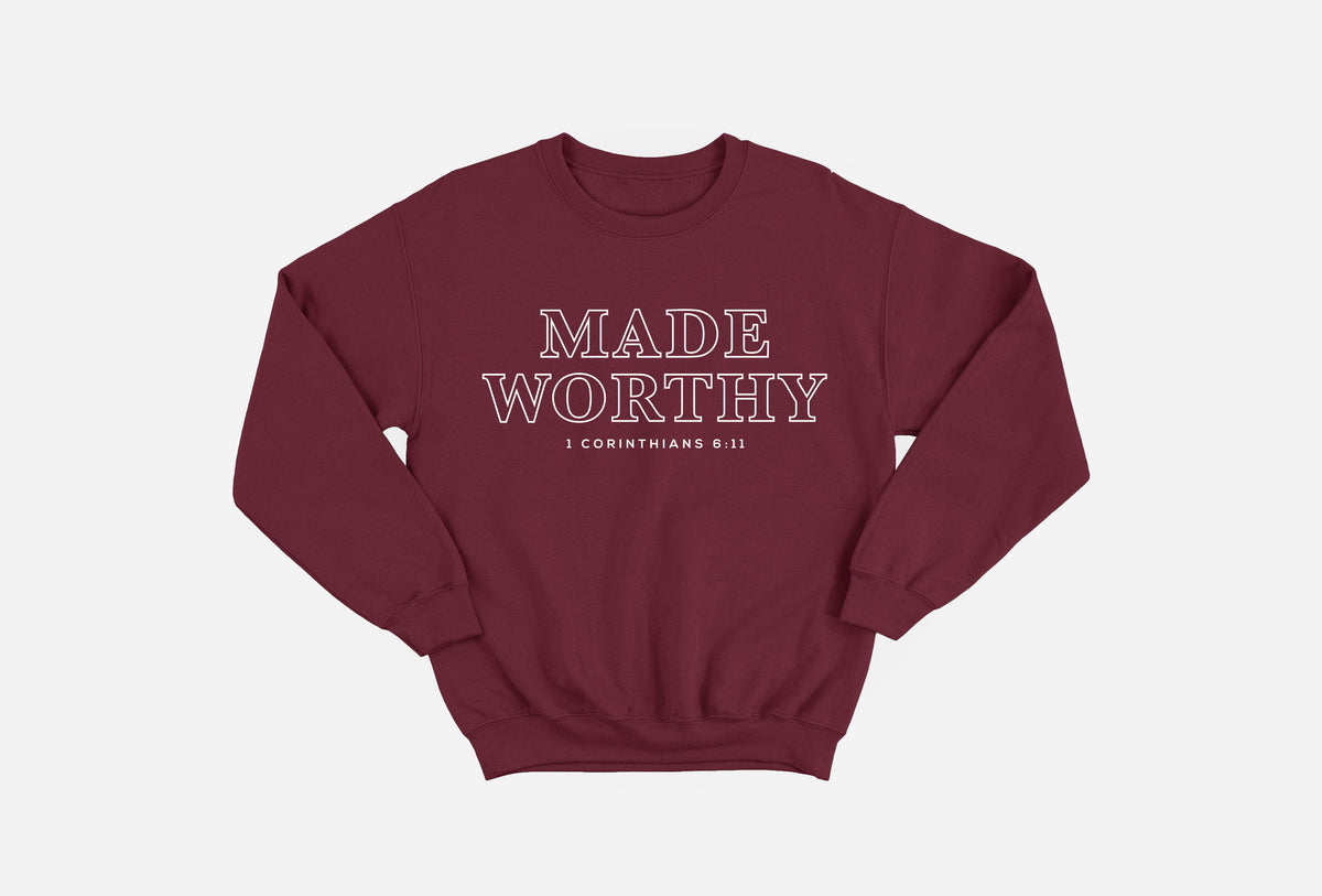 Made Worthy Christian Sweatshirt image 2
