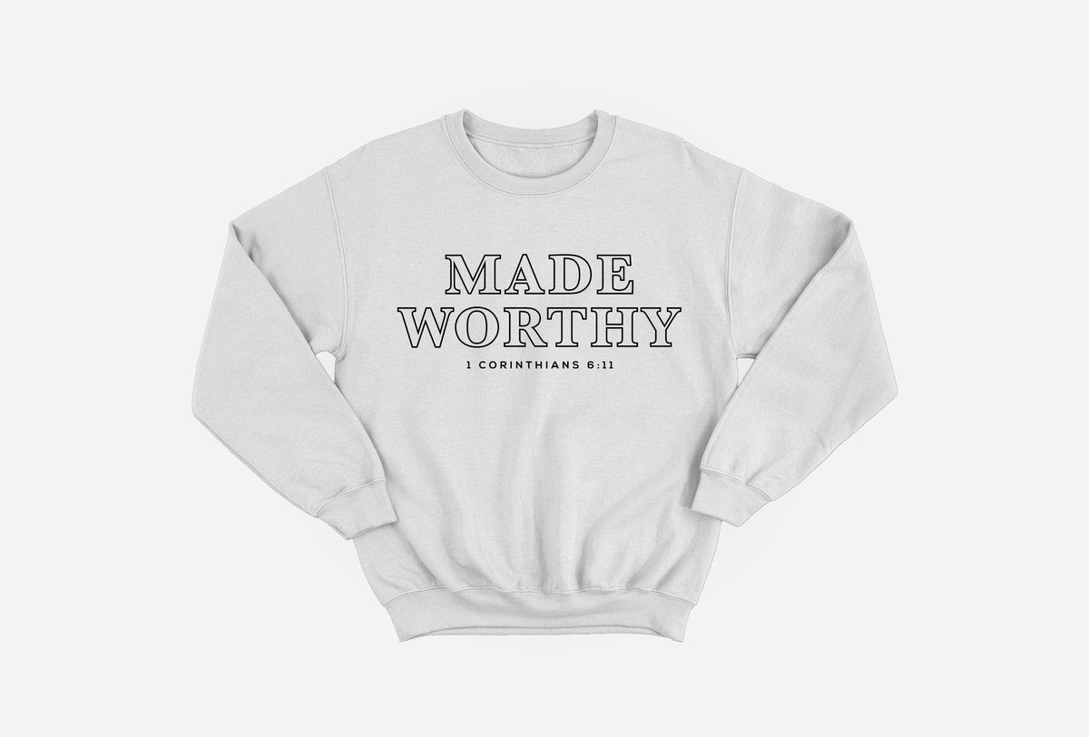 Made Worthy Christian Sweatshirt image 3
