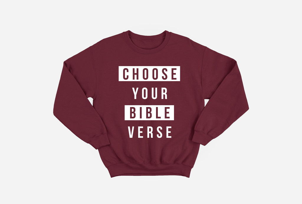 Personalised Bible Verse Sweatshirt image 0