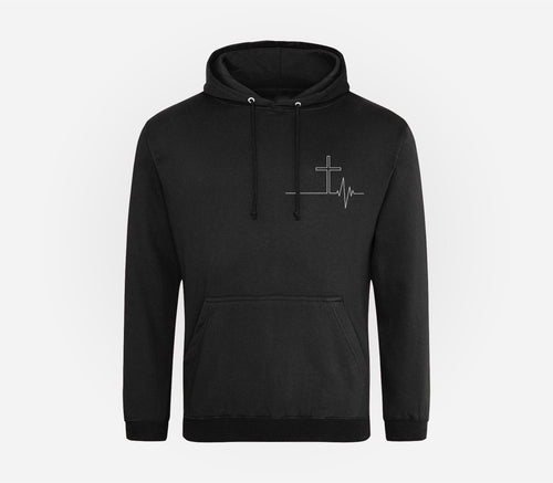 Jesus Is My Lifeline Cross Hoodie image 0