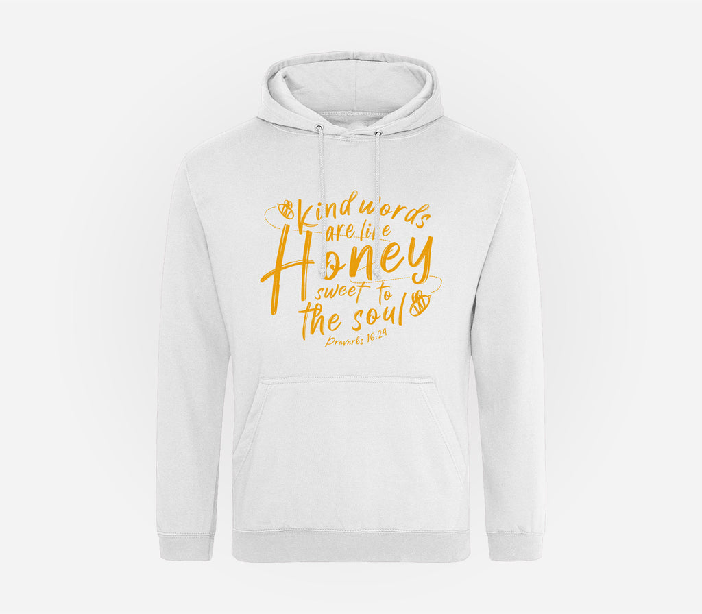 Kind Words are like Honey Hoodie image 1