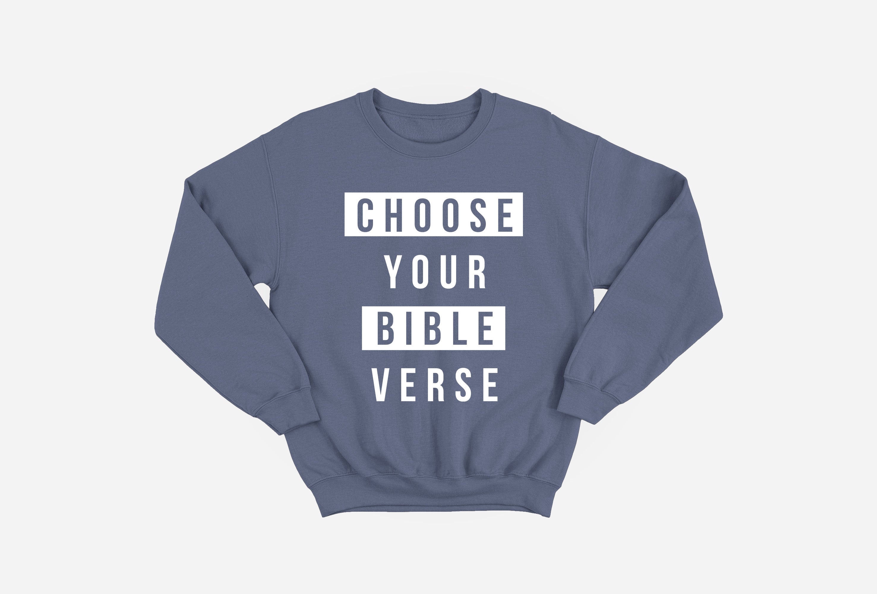 Personalised Bible Verse Sweatshirt image 7