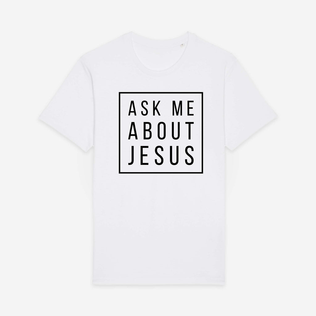 Ask Me About Jesus T-shirt image 6