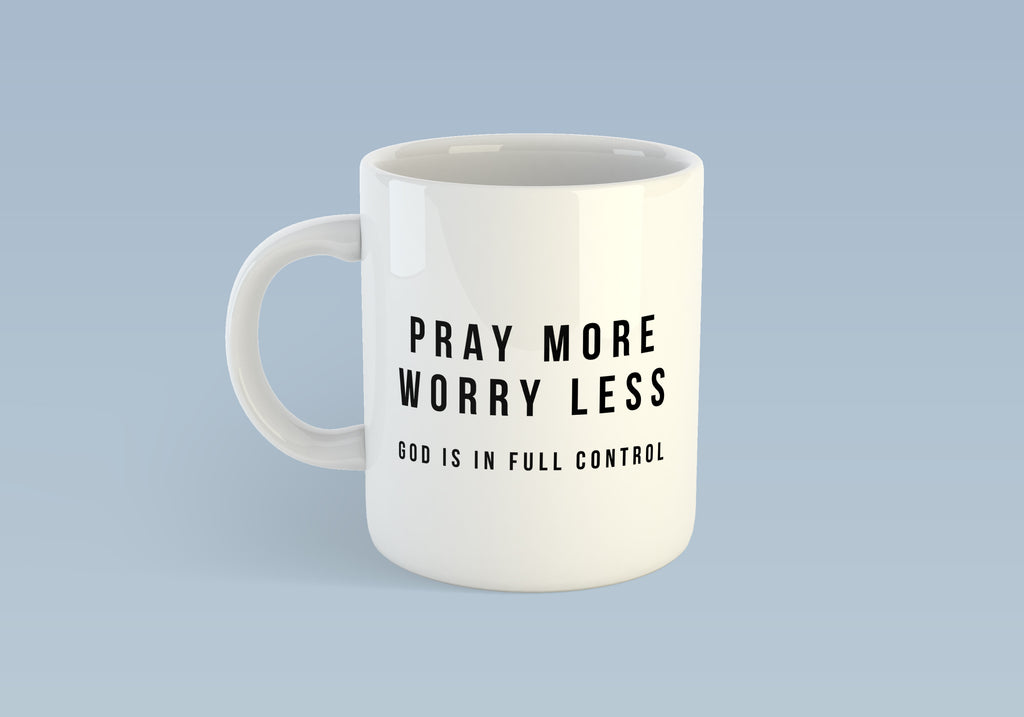 Pray More Worry Less Mug image 1
