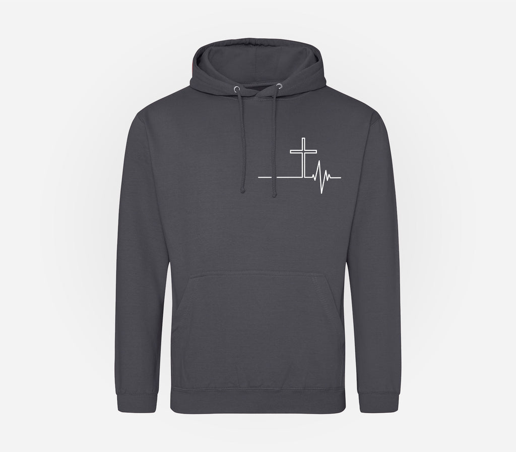 Jesus Is My Lifeline Cross Hoodie image 3