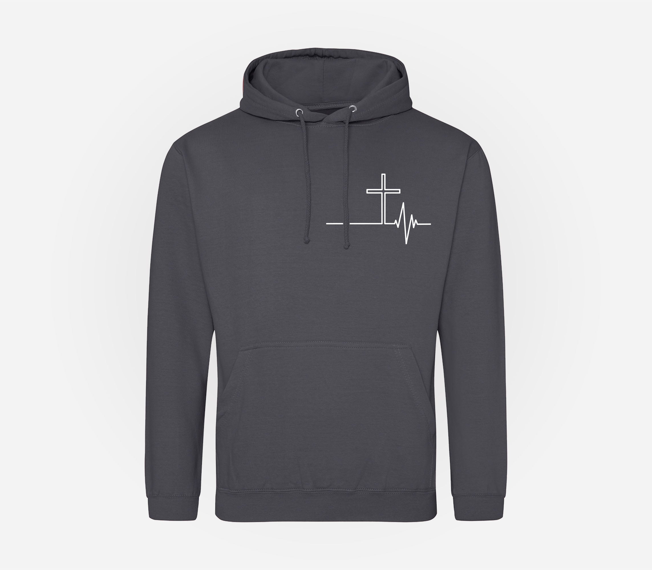 Jesus Is My Lifeline Cross Hoodie image 3