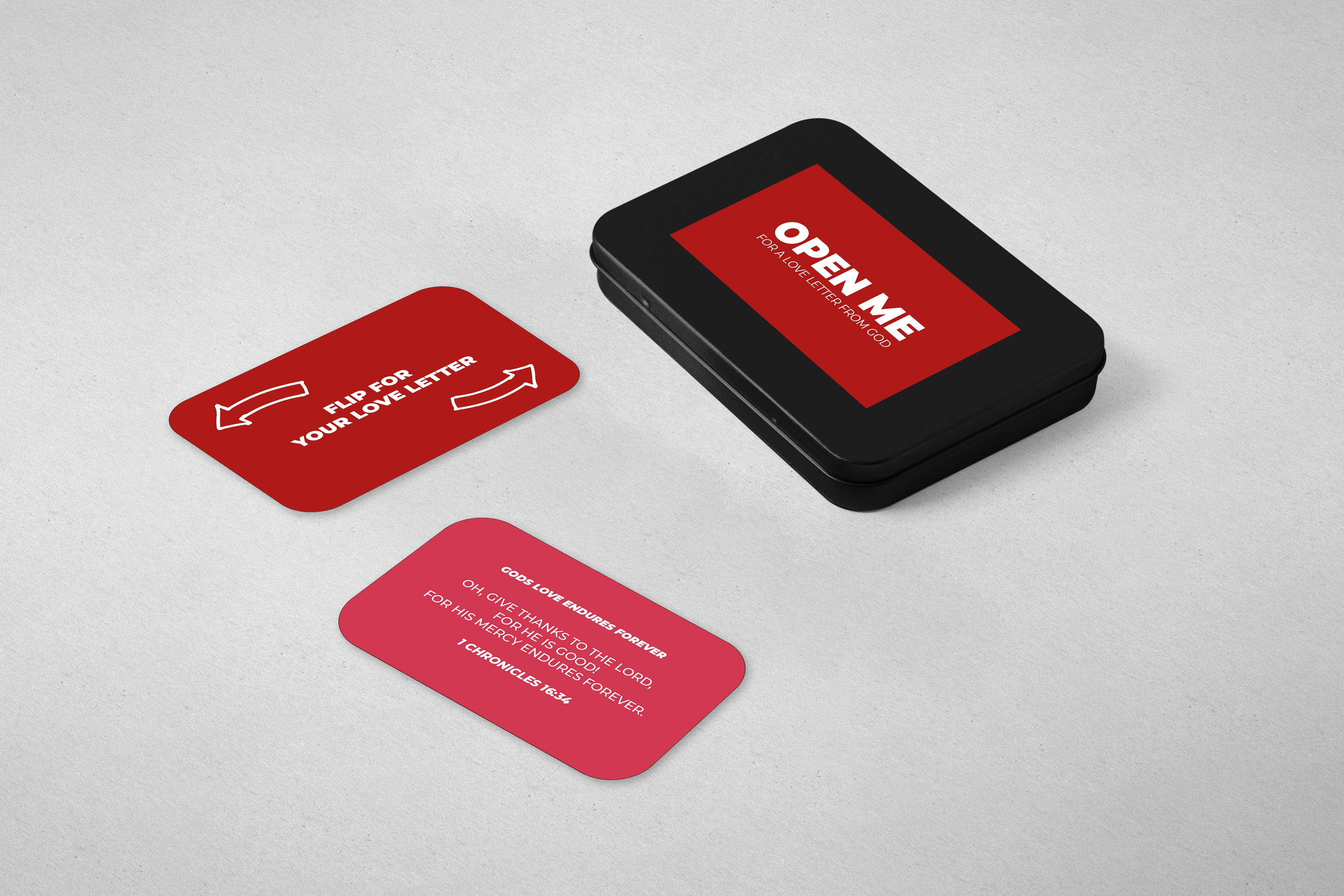 Love Letters From God Scripture Cards In A Tin image 1