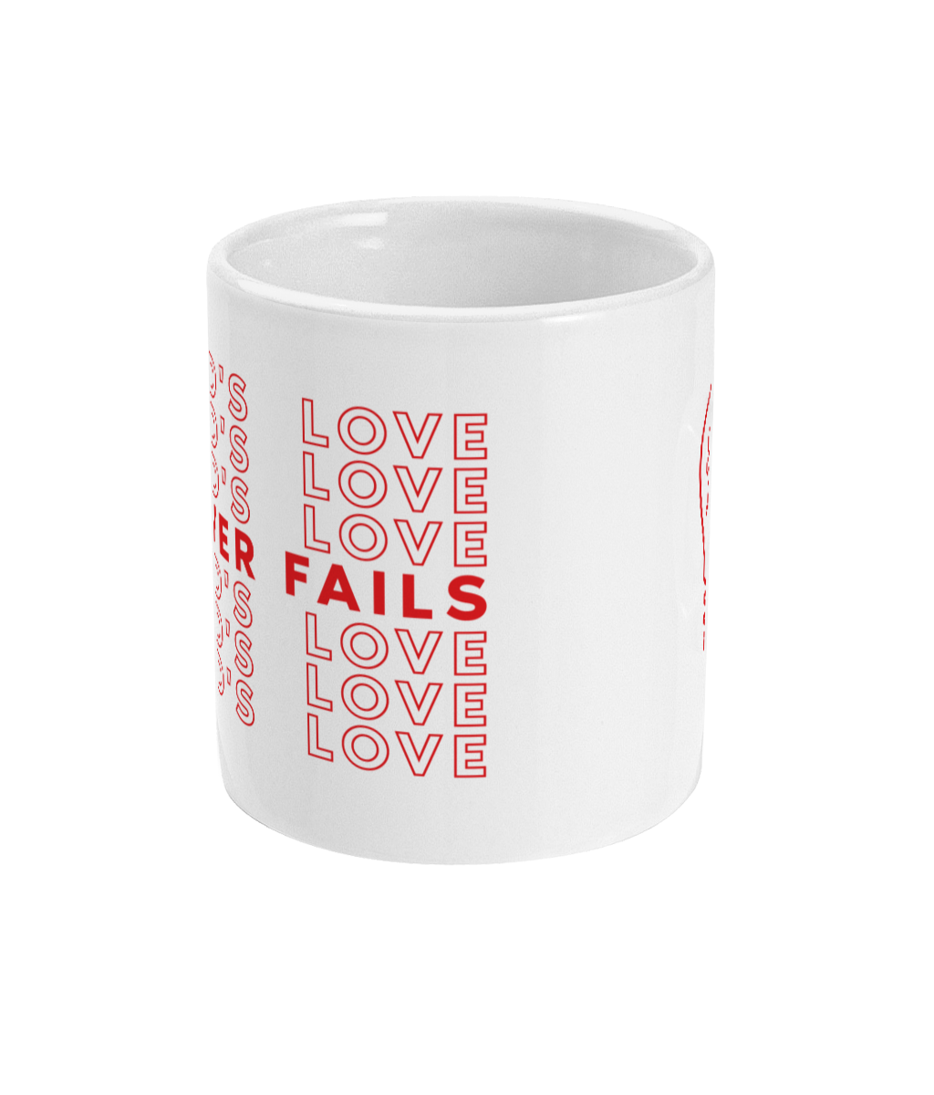 God's Love Never Fails Mug image 2
