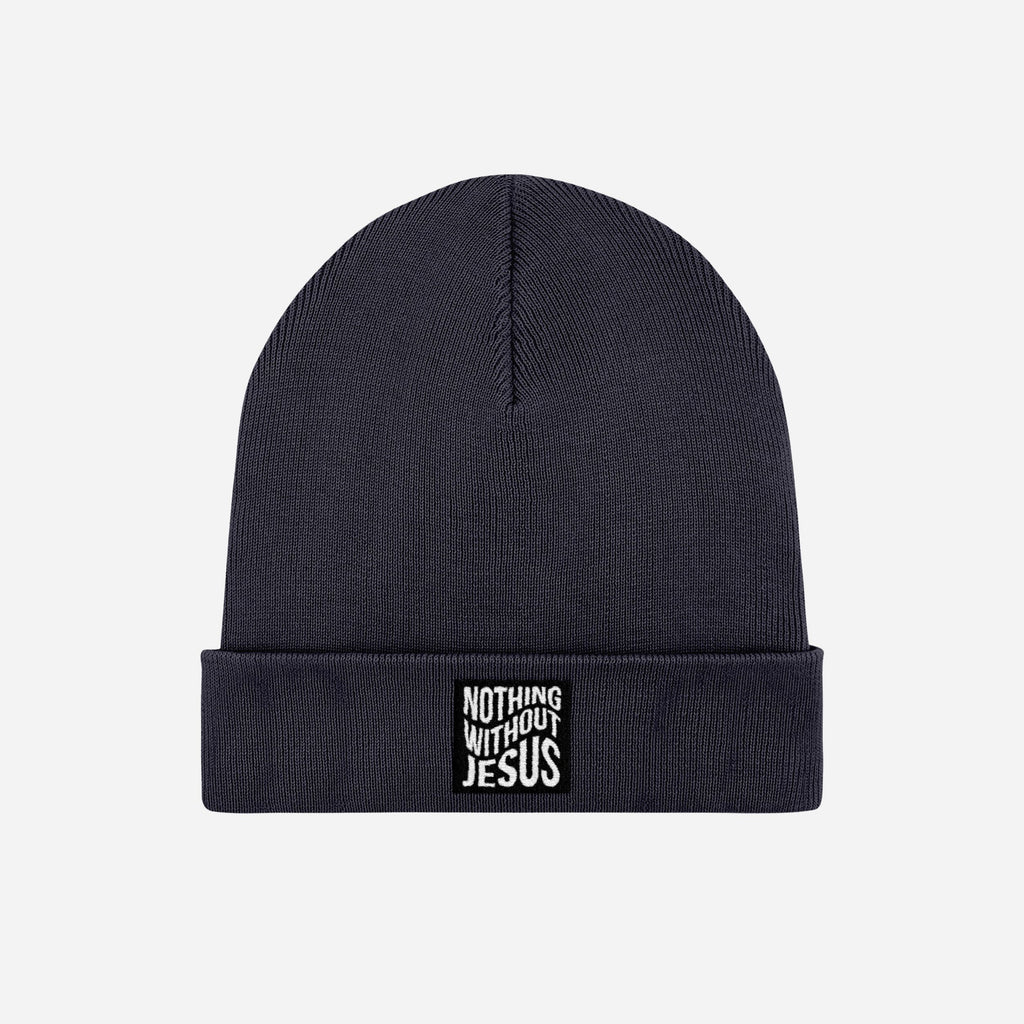 Nothing Without Jesus Beanie