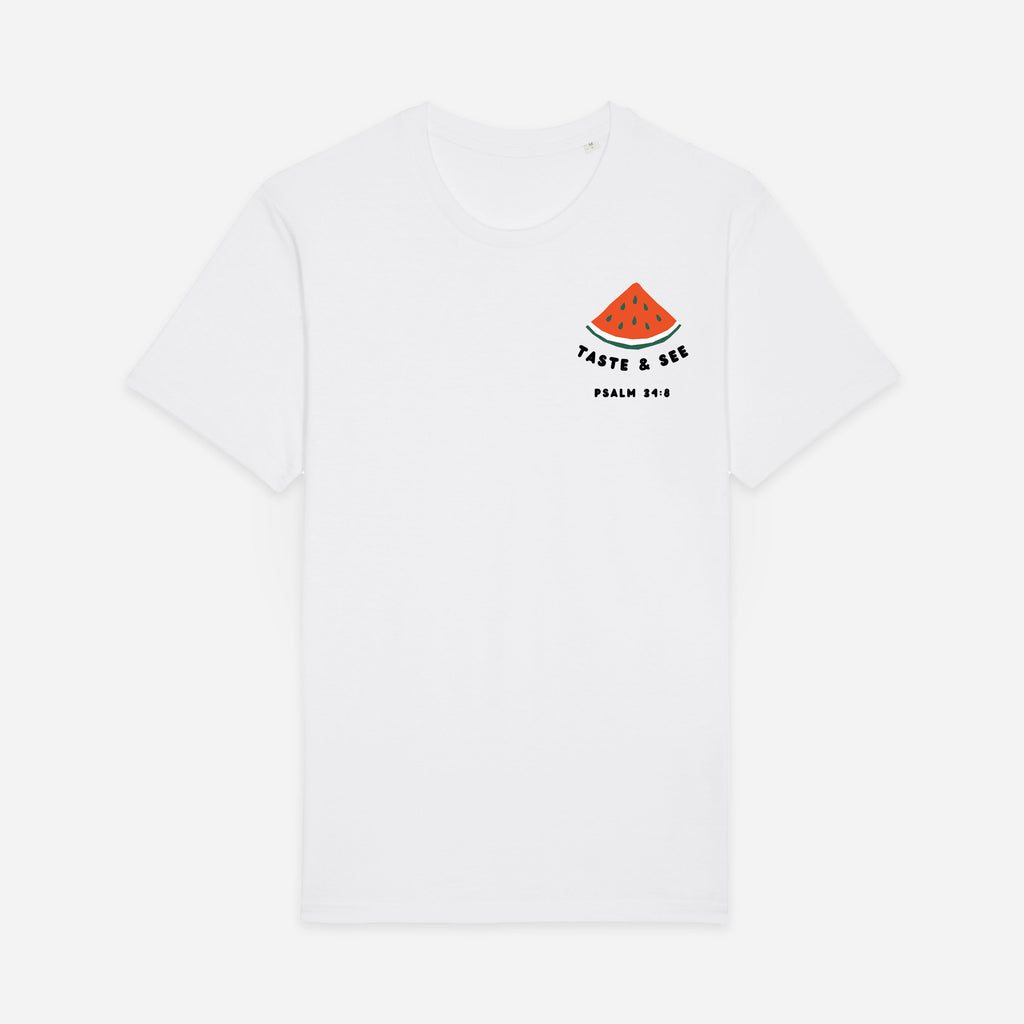 Taste and See Embroidered T-Shirt