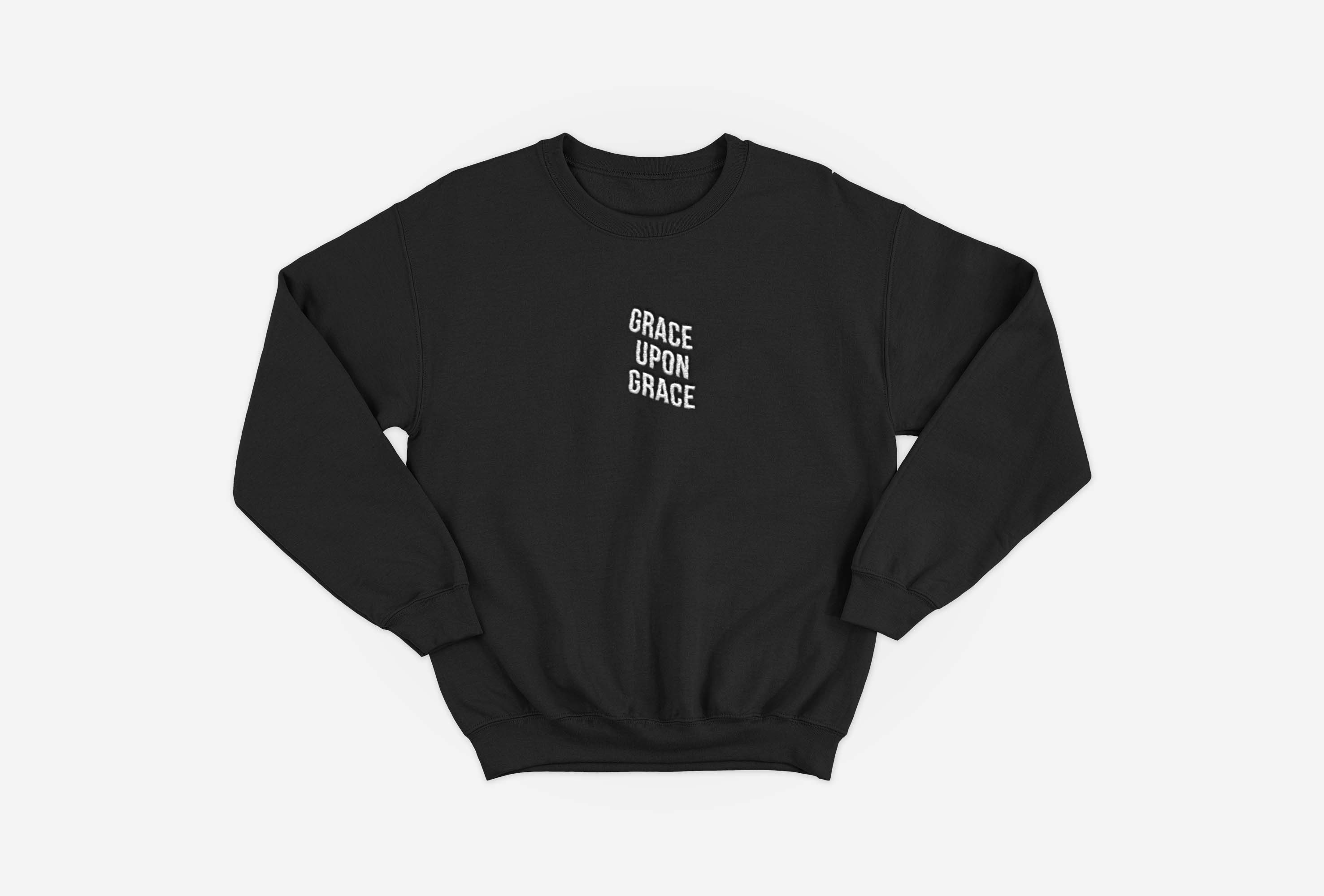 Grace Upon Grace Embroidered Sweatshirt image 0