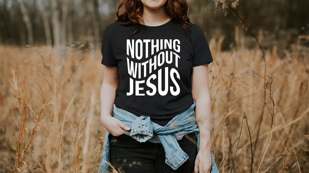 Nothing Without Jesus T-Shirt image 1