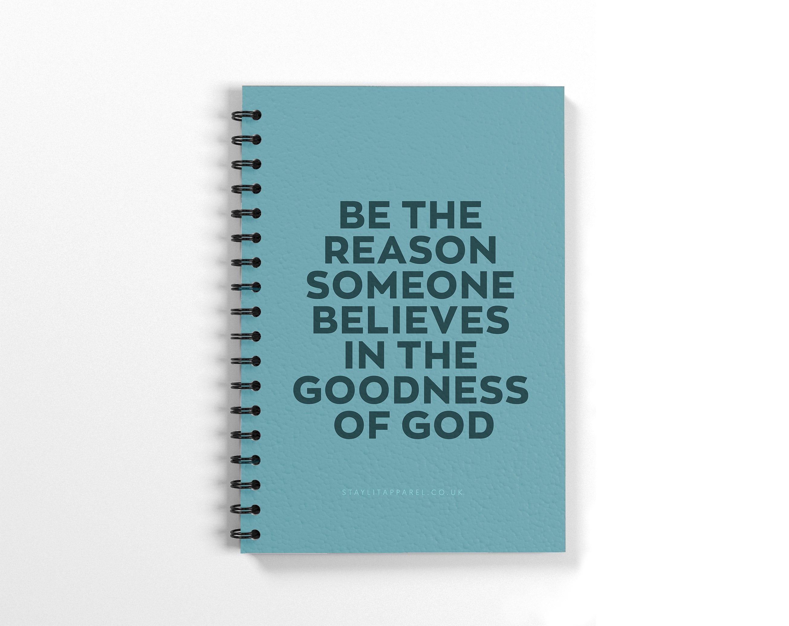 Goodness of God Spiral Bound Notebook in Teal image 0