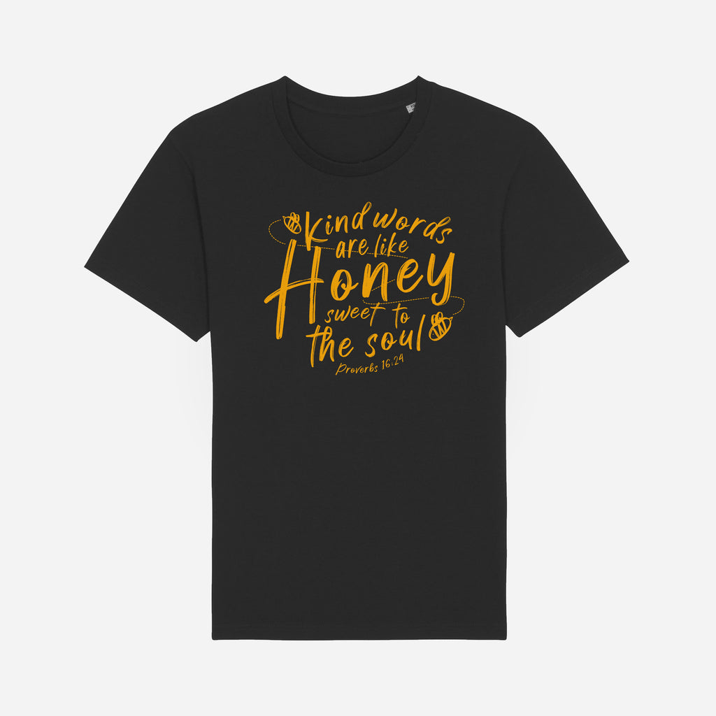 Kind Words are like Honey T-shirt image 0