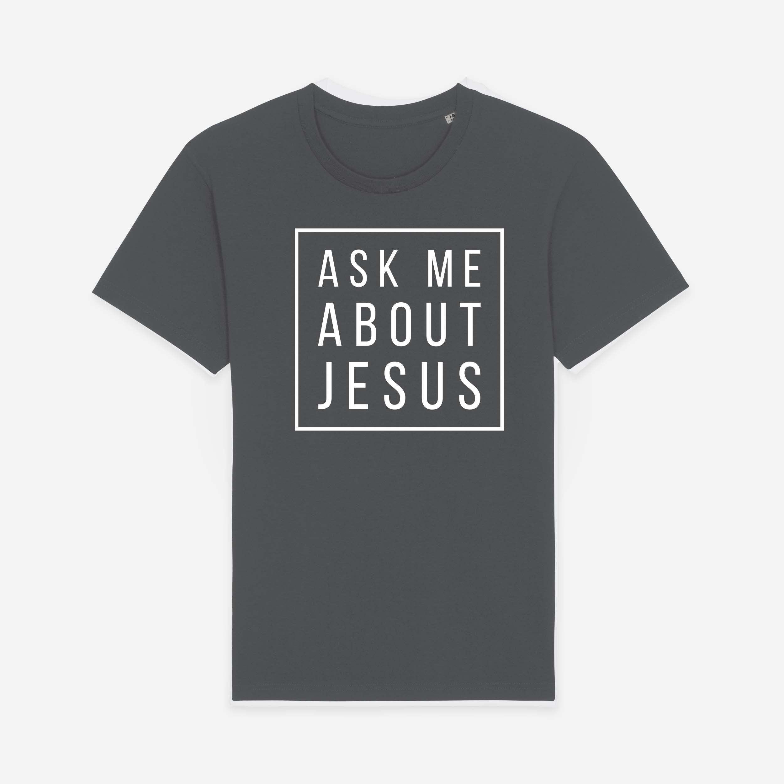 Ask Me About Jesus T-shirt image 0