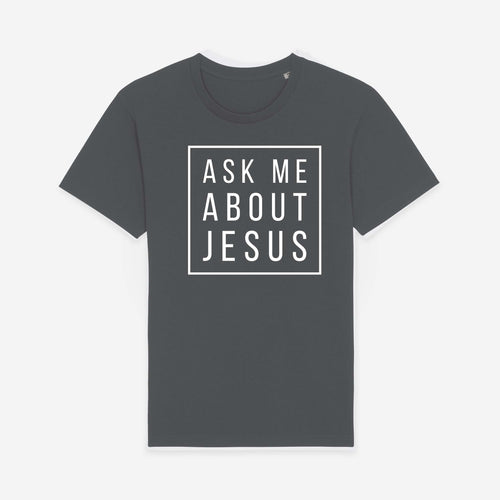 Ask Me About Jesus T-shirt image 0