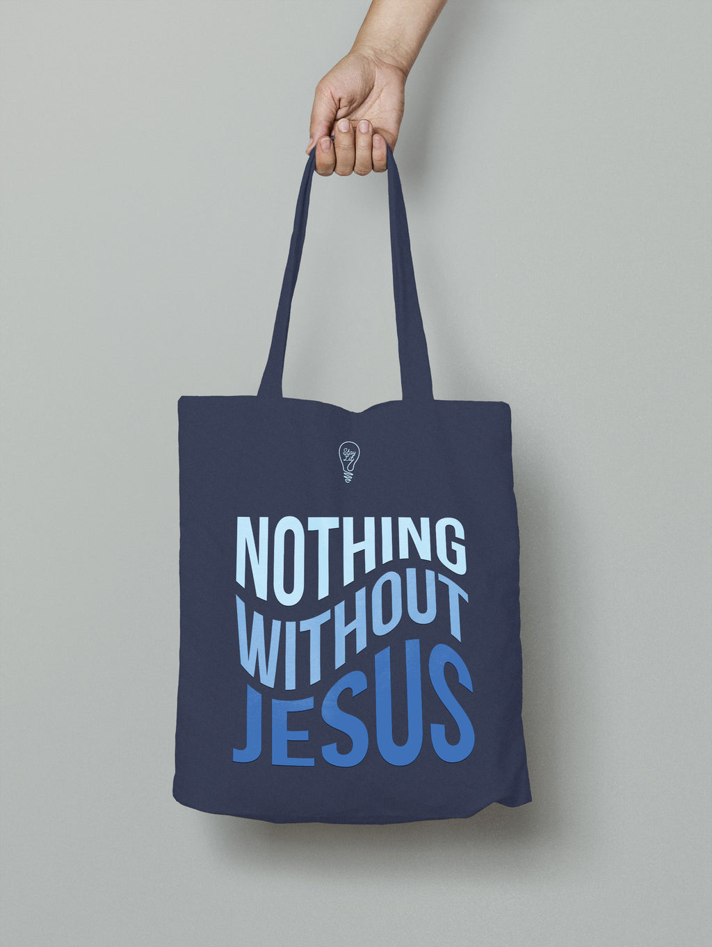 Nothing Without Jesus Tote Bag image 0
