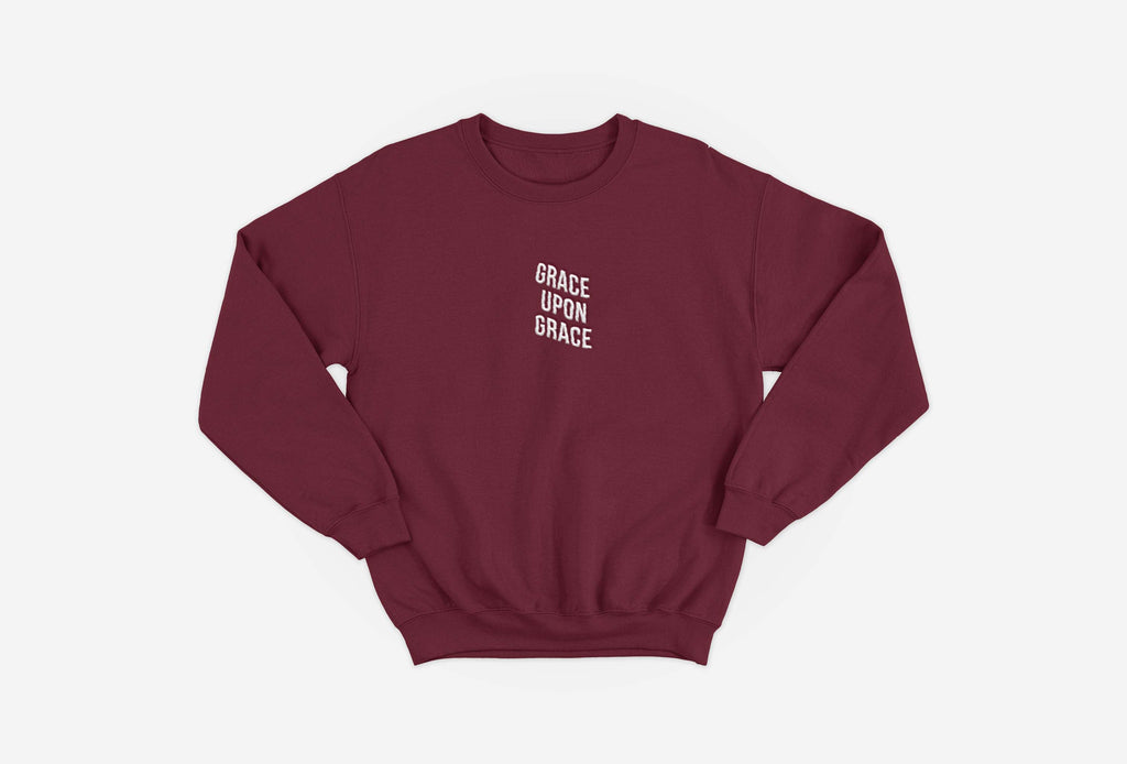 Grace Upon Grace Embroidered Sweatshirt image 1