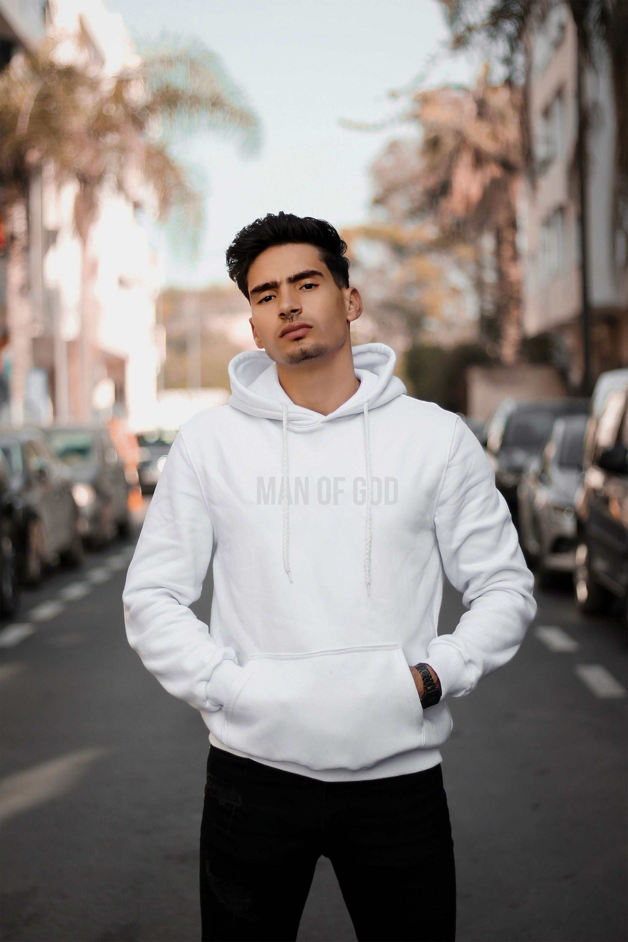 Man of God Christian Hoodie image 1
