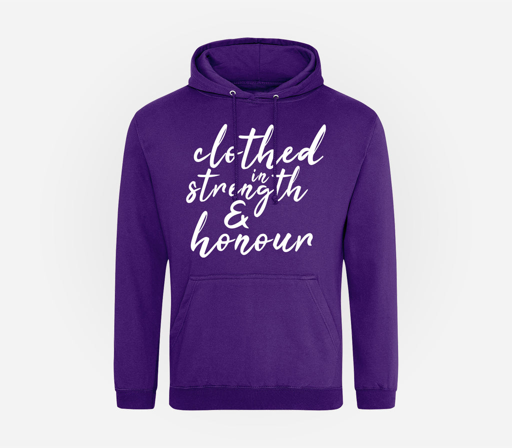Clothed in Strength & Honour Hoodie image 1