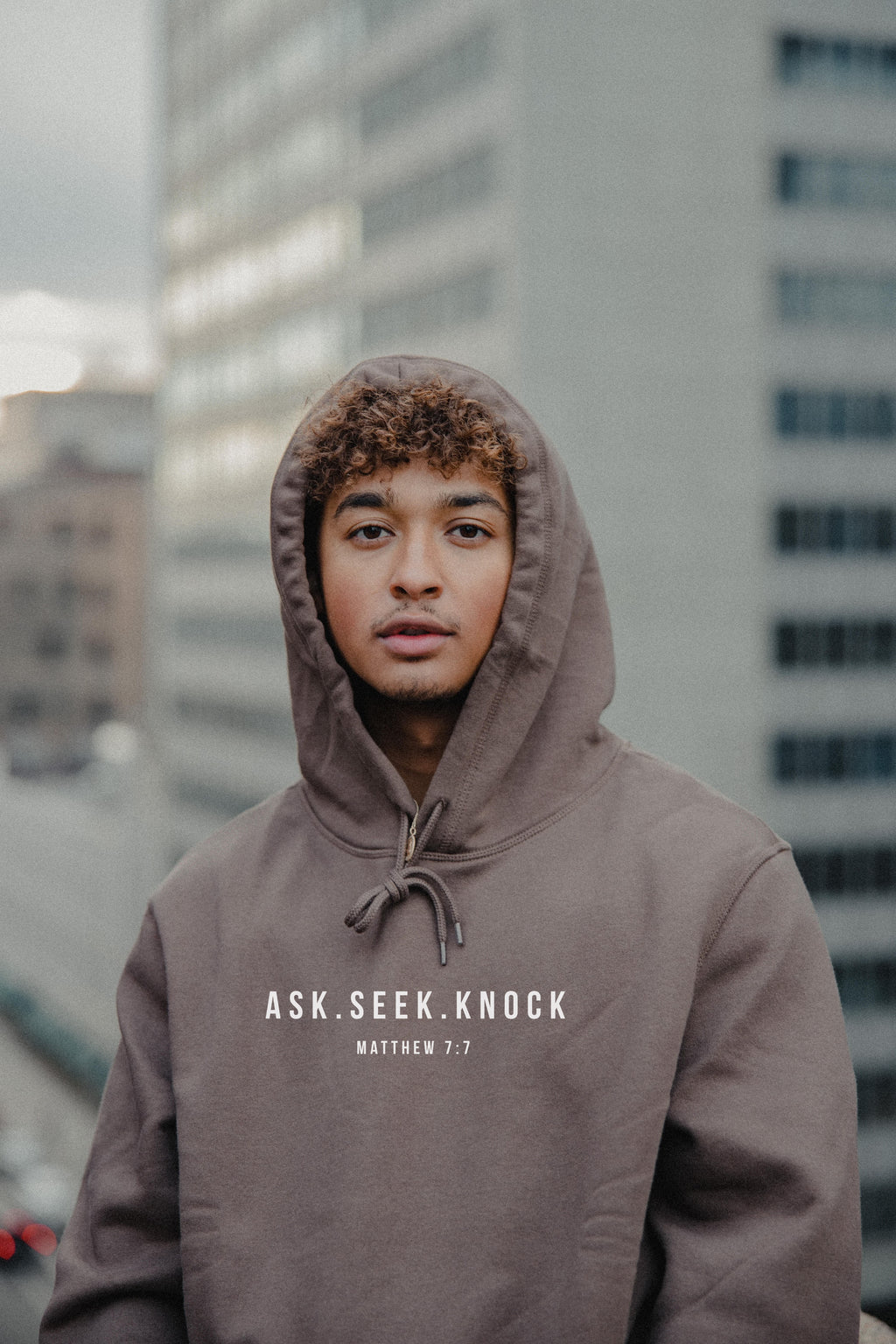 Ask Seek Knock Bible Hoodie image 1