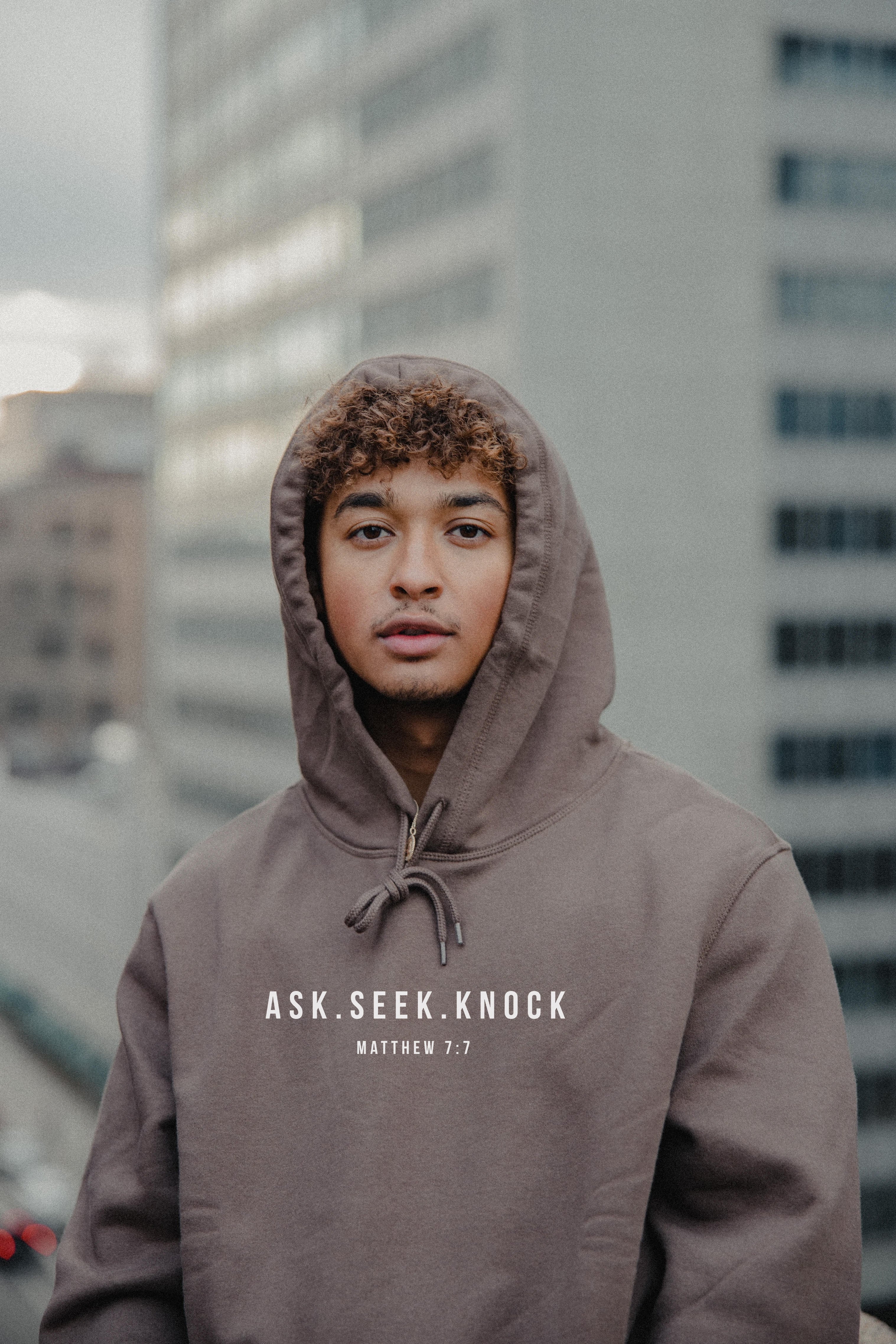Ask Seek Knock Bible Hoodie image 1